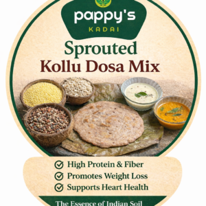 sprouted black kollu dosa mix gms